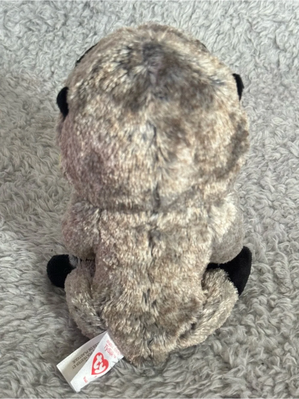 Ty Beanie Boos Wasabi the Baboon Plush 6” Gray Stuffed Animal Soft Toy